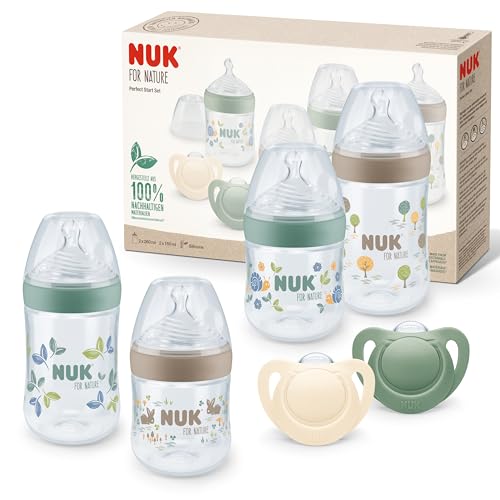 NUK for Nature Perfect Start coffret biberons et sucettes 0–6 mois – image 1
