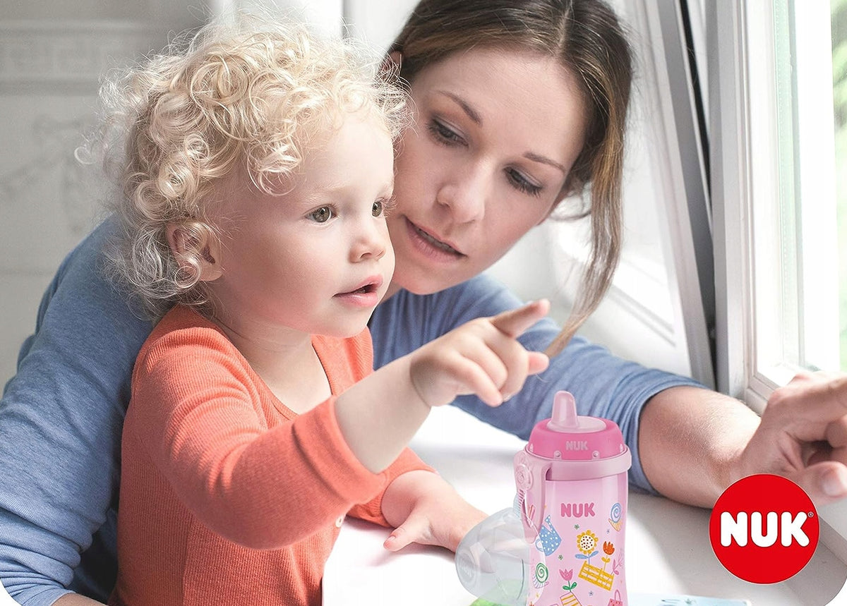 NUK Kiddy Cup BUTELKA z klipsem 300 ml – żółty pojemność 300 ml materiał polipropylen wolna od BPA – zdjęcie 2