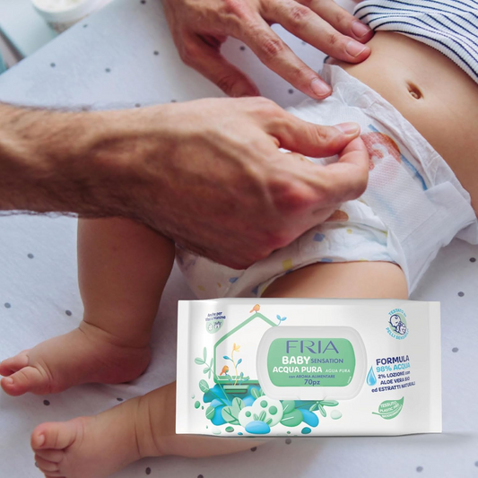 FRIA Baby Senstation trzywarstwowe chusteczki nawilżane z aloesem x 70