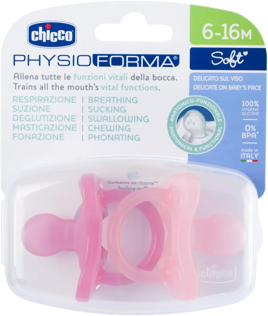 CHICCO PhysioForma SOFT Schnuller x2 6–16 Monate