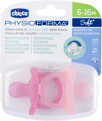 CHICCO PhysioForma SOFT Schnuller x2 6–16 Monate