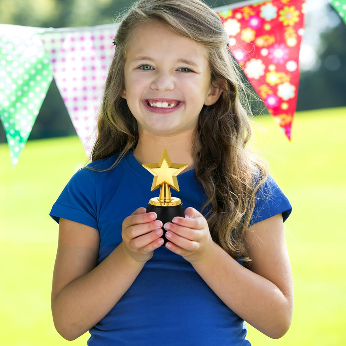 Statuette trophée en plastique TODDMOMY ÉTOILE 12 cm