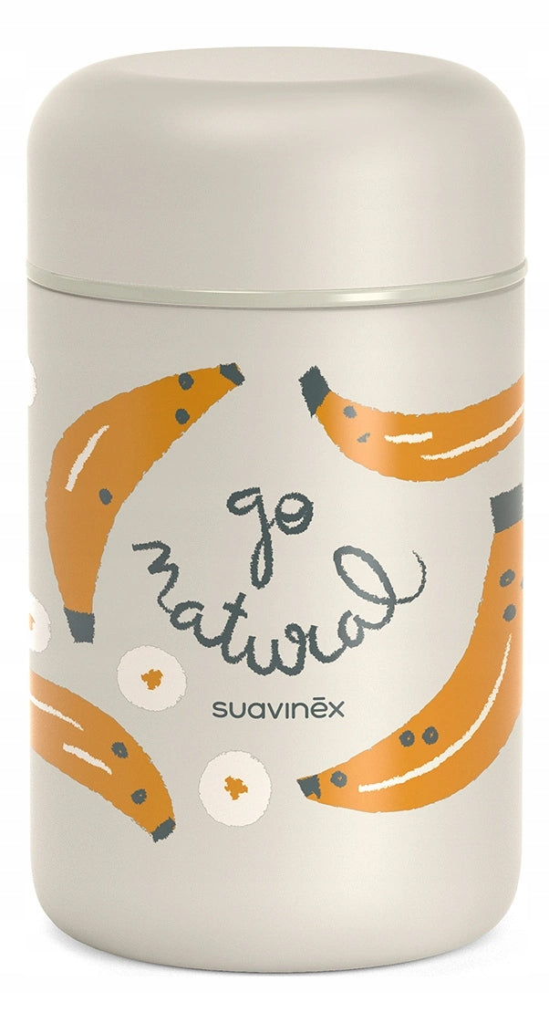 SUAVINEX Go Natural thermos alimentaire en acier 400 ml
