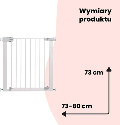 SAFETY 1ST Auto Close barrière de sécurité pour escalier, installation sans perçage 73-80