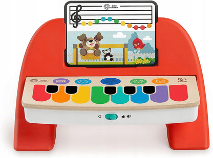 HAPE Cal's First drewniane pianinko dotykowe z nutkami 6 melodii – zdjęcie produktu 2