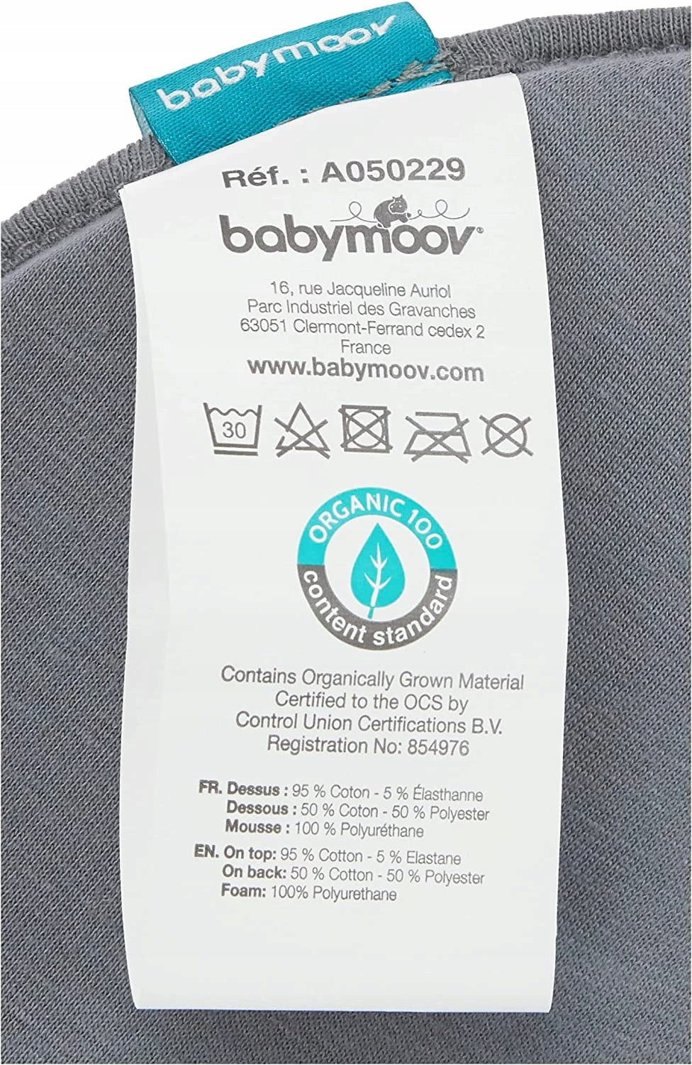 BABYMOOV Lovenest poduszka niemowlęca 0+ ORGANIC – zdjęcie produktu 5