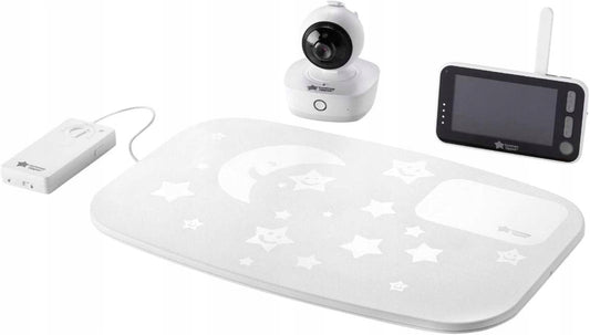 TOMMEE TIPPEE cyfrowa niania elektroniczna 4,3" + czujnik ruchu z kamerą, monitorem i podkładką