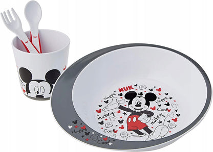NUK Disney zestaw naczyń 3el. MYSZKA MICKEY