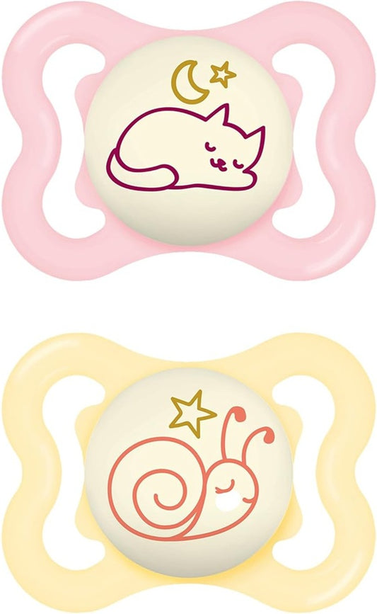 MAM SUPREME NIGHT sucette en silicone 0-6 mois