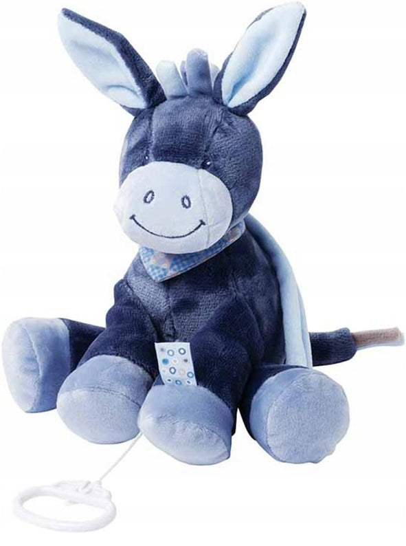 NATTOU Plüschkuscheltier mit Spieluhr La-Le-Lu ESEL ALEX 18 cm