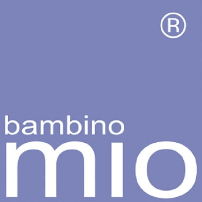BAMBINO MIO wkłady pieluchy tetrowe wielorazowe x3 – logo marki na fioletowym tle