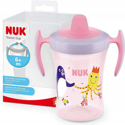 NUK Trainer Cup TASSE ANTI-FUITE pieuvre 6 m+ 230 ml