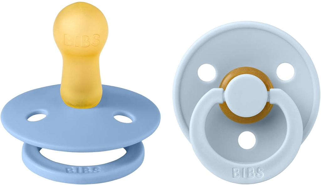 BIBS COLOUR smoczki uspokajające 2pack kauczuk 6msc+