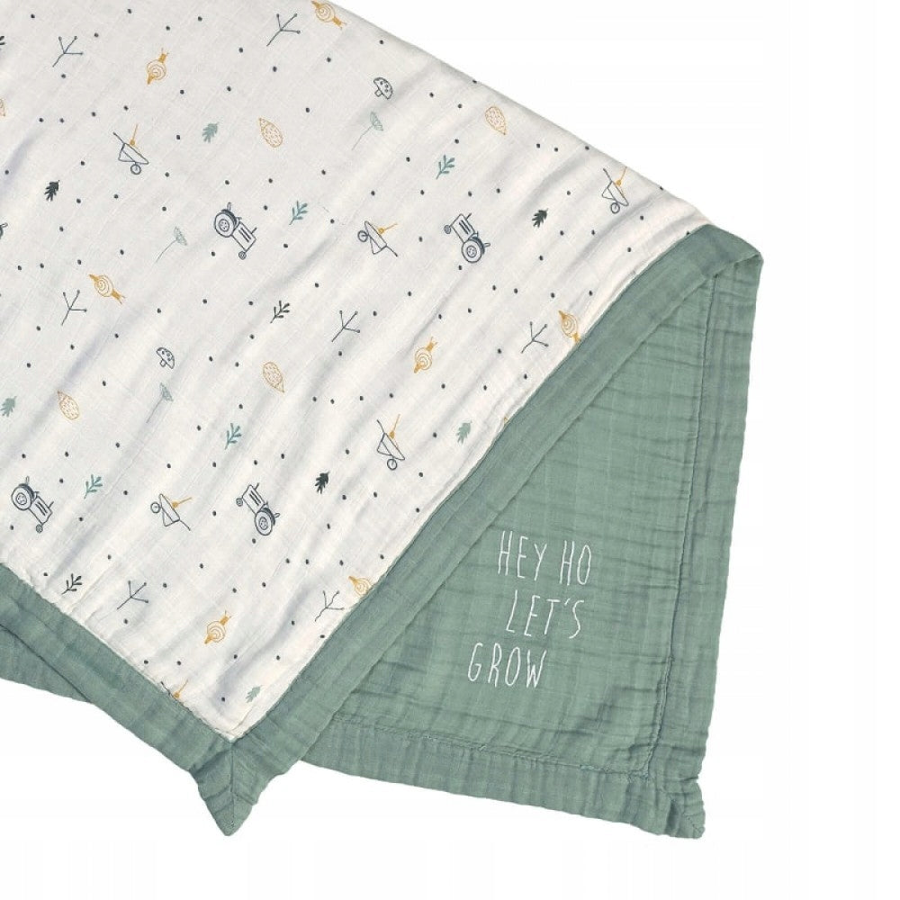 LASSIG manta de viscosa de bambú 100x100 para bebés