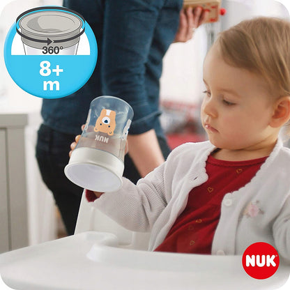 NUK ivástanuló készlet, pohár + 3 itatófej