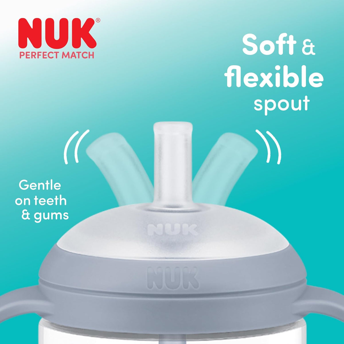 NUK Perfect Match szívószálas pohár 260 ml 8 hónapos kortól – 3. termékfotó