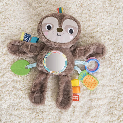 BRIGHT STARTS peluche da appendere bradipo con specchietto