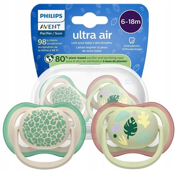 PHILIPS AVENT Ultra Air sucettes x 2 6-18 mois