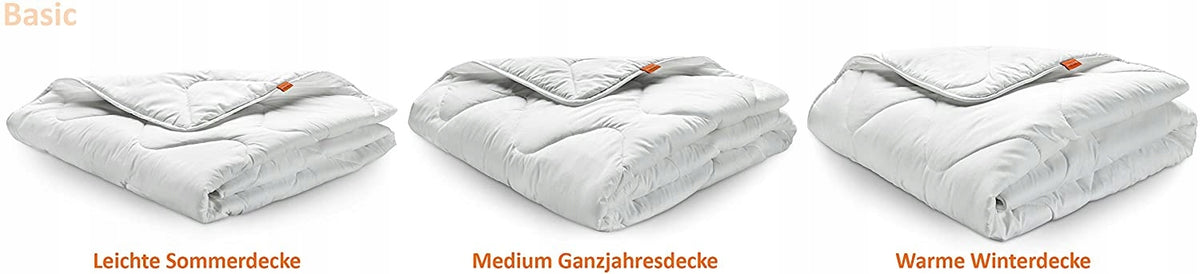SLEEPLING kołdra pikowana 100 x 135 cm całoroczna, lekka i ciepła kołdra Basic z mikrofibry