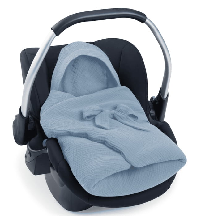 HAUCK SNUGGLE SO COSY omslag för bilstol och barnvagnsfilt 75x75