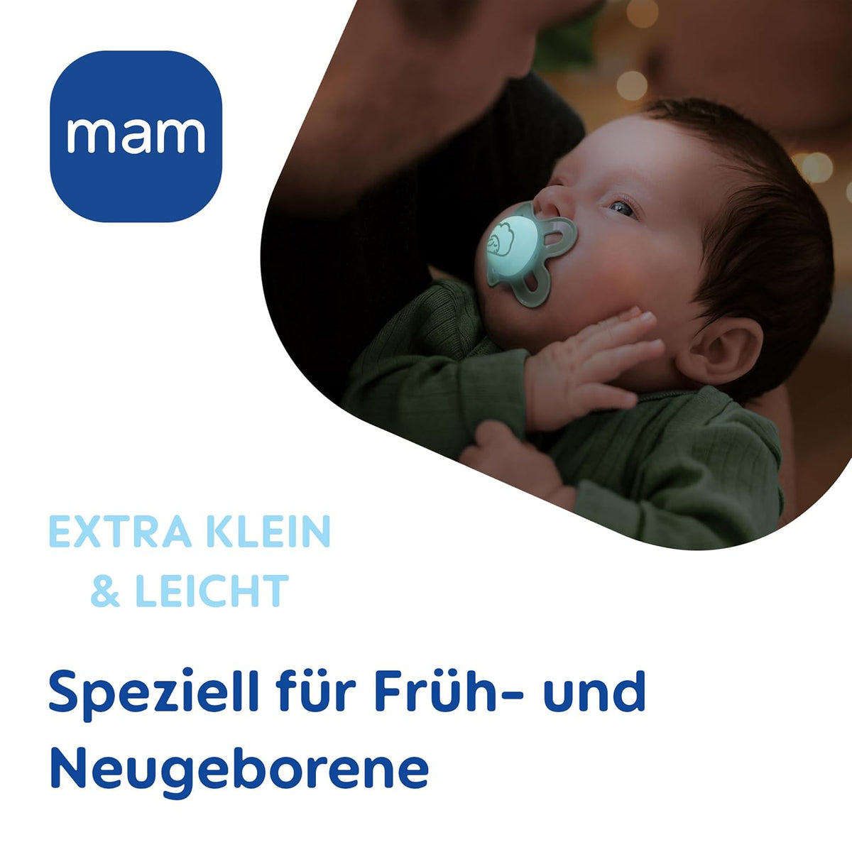 MAM Original Start Day&Night 0–2m x4 luminous pacifiers