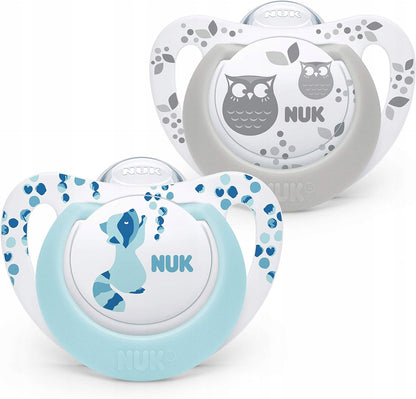 NUK Genius Color smoczek uspokajający x2 18msc+