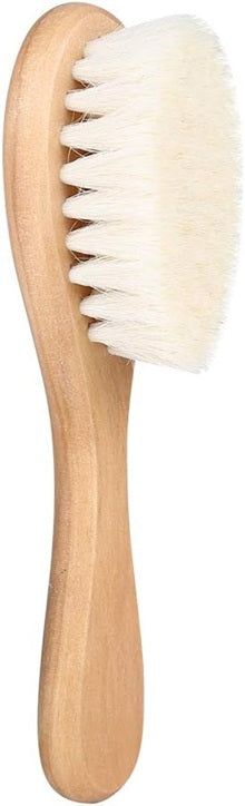 MUMUSUKI brosse à cheveux en bois avec poils de chèvre 0-6 m
