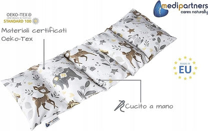 MEDIPARTNERS termofor z pestkami wiśni DUŻY 800g 60x20 cm