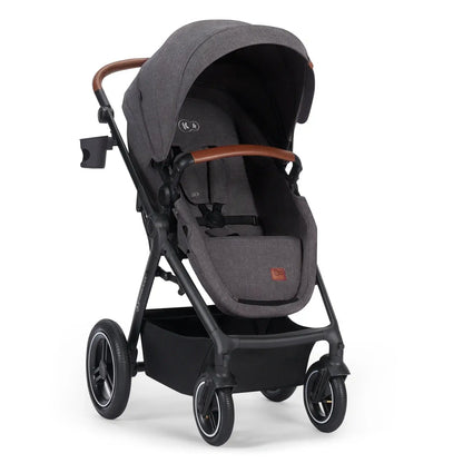 KINDERKRAFT B-TOUR 3w1 wózek wielofunkcyjny do 22kg + fotelik MINK PRO – LIGHT GREY – zdjęcie 7