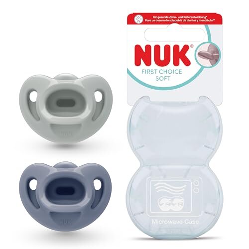 NUK First Choice Soft smoczki uspokajające 0-6 mies. – nowy – zdjęcie 1