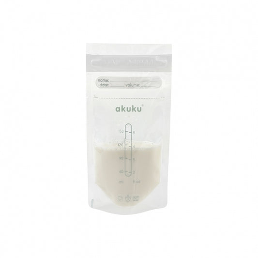 AKUKU woreczki sterylne do PRZECHOWYWANIA POKARMU 150ML x30