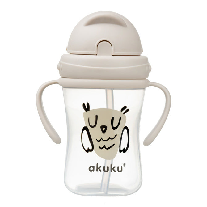 AKUKU 300 ml-es kulacs visszahúzható szívószállal, 9 hónapos kortól