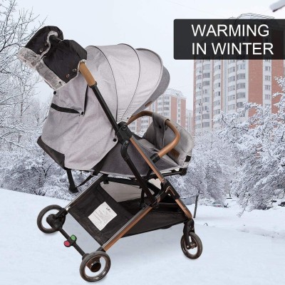 Moufles pour poussettes avec polaire imperméable