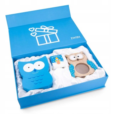ZWEN coffret souvenir en bois boîte à dents, tirelire, photo