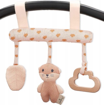 STERNTALER portique suspension pour poussette anneau de dentition en bois LOUTRE OTTI 20 cm