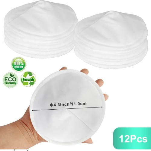 PINOWU coussinets d’allaitement en bambou x12 + sac