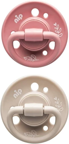 NIP CHERRY GREEN sucette apaisante x2 6mois+