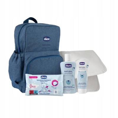 CHICCO Natural sac à dos à langer pour couches et accessoires + cosmétiques