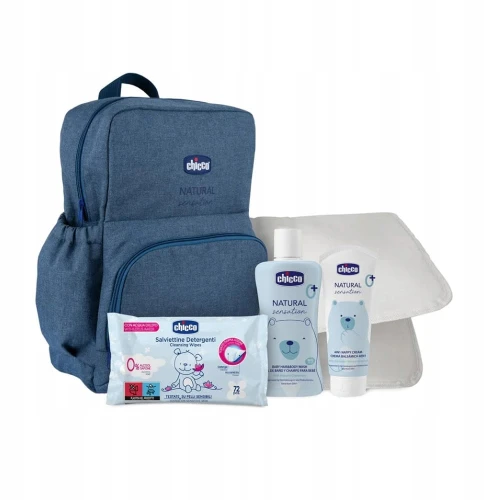 CHICCO Natural sac à dos à langer pour couches et accessoires + cosmétiques
