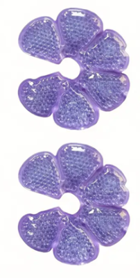 COMPRESSES x 2 poches de gel pour seins CHAUD FROID