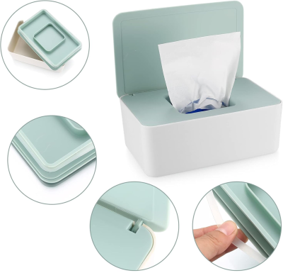 BOÎTE pour lingettes humides avec joint et couvercle 12 x 18 x 7,5 cm