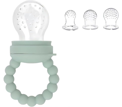 STONNY anneau de dentition distributeur de fruits pour bébés + 3 embouts 3-24 mois