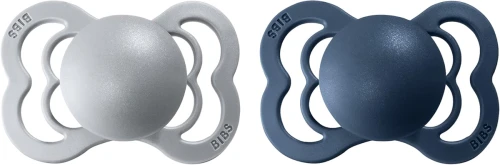 BIBS SUPREME sucettes apaisantes en caoutchouc 0-6 mois SYMÉTRIQUES