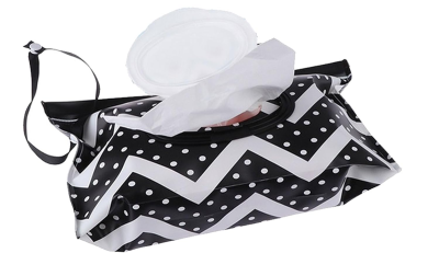BOÎTE pour lingettes humides 12,3 x 18,7 cm + 2 sachets pour lingettes