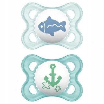 MAM ORIGINAL sucette apaisante 2-6m boîte stérilisable CAOUTCHOUC