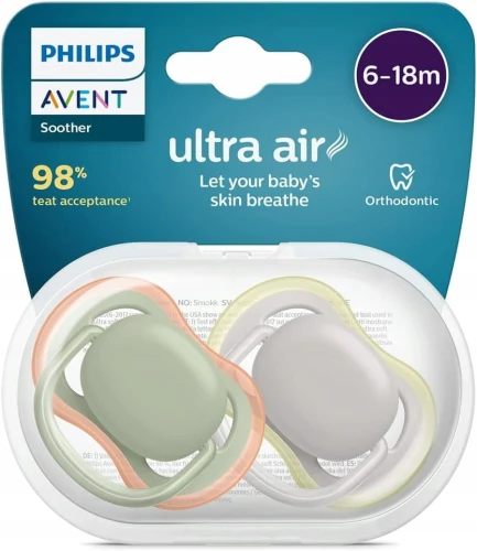 PHILIPS AVENT Ultra Air sucettes x 2 6-18 mois