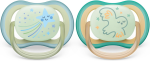 PHILIPS AVENT Ultra Air Night sucettes x 2 0-6mois BRILLENT DANS LE NOIR