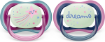PHILIPS AVENT Ultra Air Night sucettes x 2 6-18 mois BRILLENT DANS LE NOIR