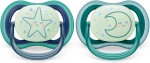 PHILIPS AVENT Ultra Air Night sucettes x 2 6-18 mois BRILLENT DANS LE NOIR