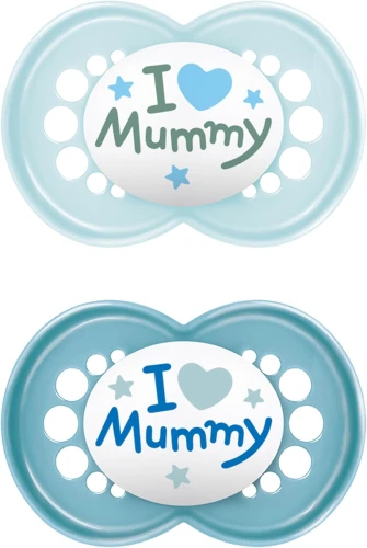 MAM ORIGINAL sucette apaisante x2 6m+ SILICONE